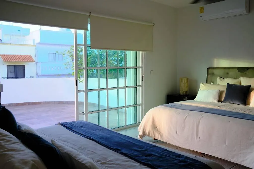 Lujo Y Seguridad En Quinta Avenida Apartman Playa del Carmen 0*,